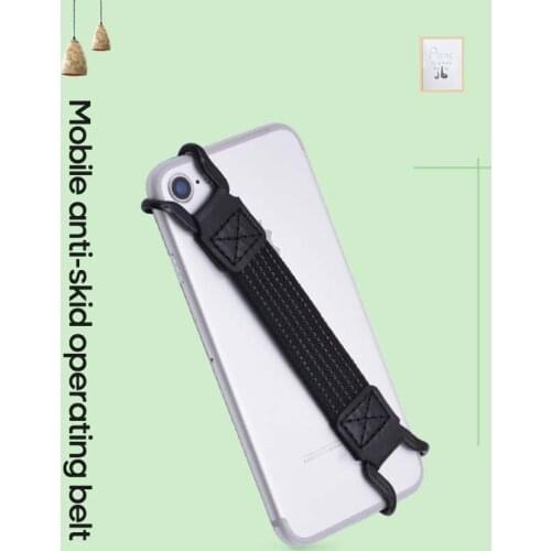 For Mobile Phone Tablet Finger Grip Elastic Band Strap Phone Holder One Hand Operation Anti-Slip Phone Holder Dropship Wholesale