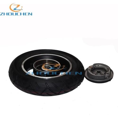 10X2.50 drum brake hub for 10 inch electric scooter on behalf of driving tricycle