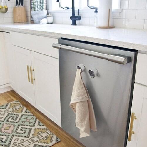 Wash Cloth Tea Towel Clips Push In Holder Grip Hook Self Adhesive Kitchen Cloth Clip Bathroom Kitchen Towel Rack Holder Hang