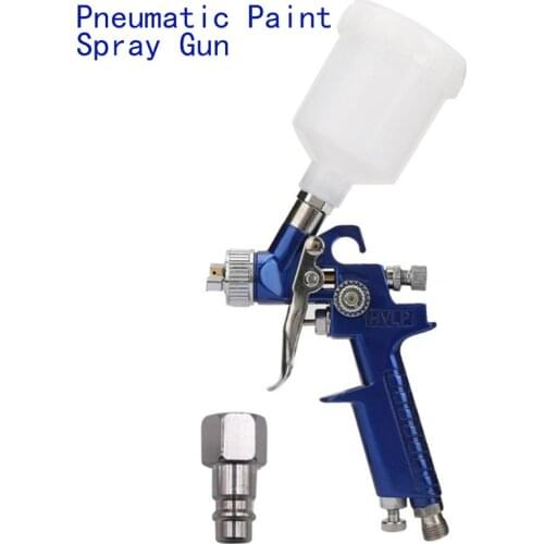 0.8mm/1.0mm Nozzle H-2000 Professional HVLP Mini Paint Spray Gun Airbrush For Painting Car Aerograph Pneumatic Gun