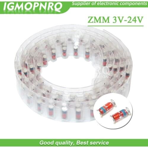 200PCS ZMM 24V LL34 SMD Zener diode package 1/2W 0.5w Chip Zener diode