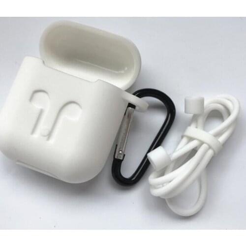 Earphone Case Anti-lost Set For Airpods Strap Silicone headphone Case Earphone Accessories Protective Wireless Bluetooth Cover