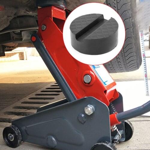 Black Car Jack Rubber Pad Anti-slip Rail Protector Support Block Heavy Duty For Car Lift 1XCF