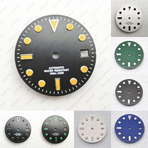 NEITON 28.5mm sterile dial luminous dial fit NH35 ETA 2824 2836 Miyota 8215 821A Mingzhu DG 2813 3804 Seagull 1612 movement