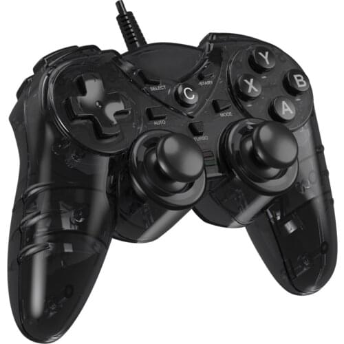 Dual Vibration Feedback Turbo Trigger Game Controller for PC PS3,Windows 7/8 /8.1/10/ Laptop, TV Box