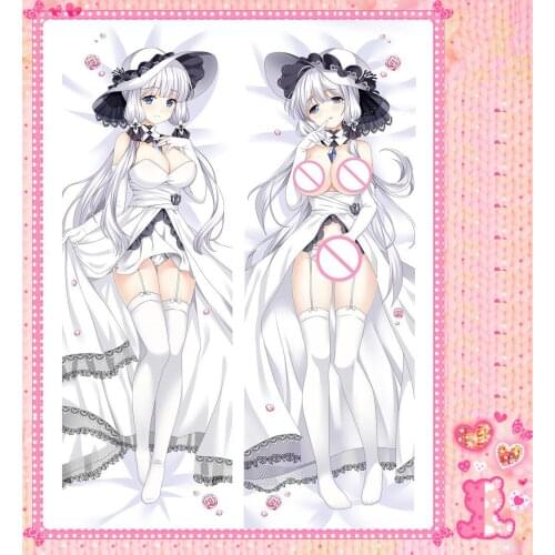 Japanese Anime Cartoon Azur Lane Peach Skin 2 Way Double sided hugging Pillow Case Pillow Cover Pilllowcase 79016