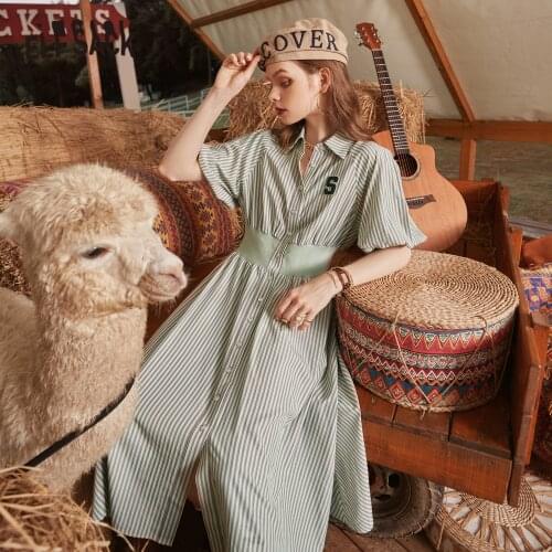 Летние платья в полоску ELF SACK China At AliExpress