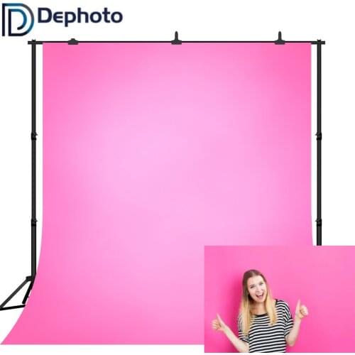 DePhoto Solid Gradient Pink Baby Child Birthday party Photography Background Wedding Photographic Backdrops For Photo Studio