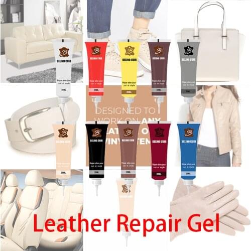 20Ml Geavanceerde Leer Reparatie Gel Lederen Complementaire Kleur Reparatie Plakken Auto Reparatie Creme Middel Auto accessories