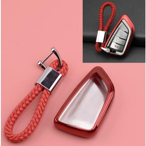 Red Car TPU Remote Key Case Cover Shell Fob Fit For BMW 1 2 3 5 6 7 8 Series X1 X2 X3 X4 X5 X6 X7 F40 F45 F46 G20 G30 G31 2020