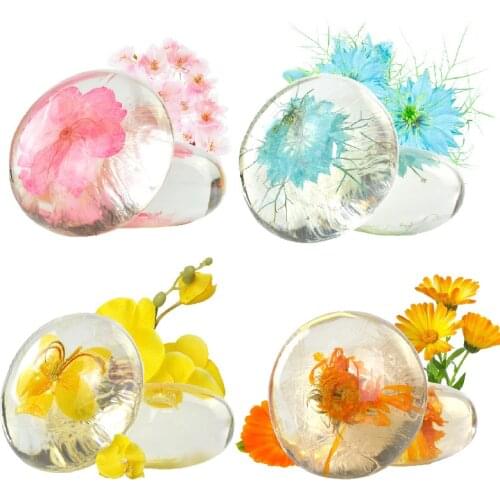 Amino Acid Handmade Soap Amino Acid Flower Soap Transparent Soap Flower Soap Creative Handmade Soap Cleansing Soap Remove Acne