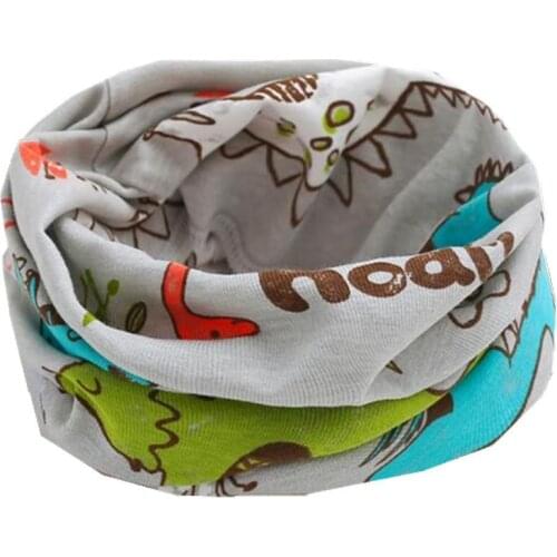 New 2021 Spring Autumn Winter Children Bufandas Cotton Lic Baby Scarf Boys Girls Scarves Lovely Kids Collars Child O Ring Scarf