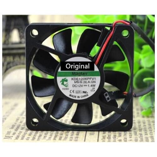 Original 100% working ForSunon KDE1206PFV1 6010 12V 1.4W 6CM ultra quiet CPU cooling fan