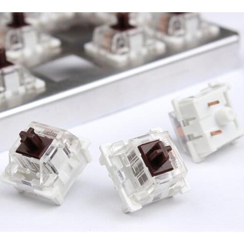 Outemu Switches Mechanical Keyboard Switch RGB SMD 3pins Thin Pins Silent White Gray Black Blue Red Brown Key Switch MX Switch