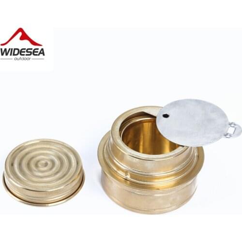 Portable Copper Alcohol Stove Mini Ultra-light Spirit Burner Gas Stoves for Outdoor Camping Pinnic Roast Food Fornello Ad Alcol