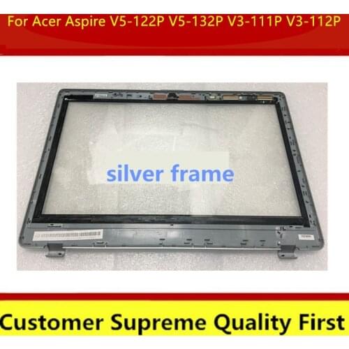 With frame 11.6'' Touch Screen Digitizer Glass Panel Replacement Laptop For Acer Aspire V5-122P V5-132P V3-111P V3-112P