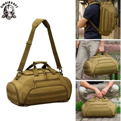 SINAIRSOFT 35L Nylon Tactical Backpack Waterproof 14 Inch laptop Military Package Outdoor Sport Camping Hiking Camera Bag LY2030