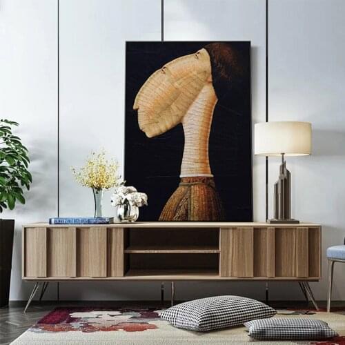 Modern Abstract Figures Oil Painting Canvas Prints Satirical Art Pictures for Living Room Corridor Wall Aisle Decorative Posters