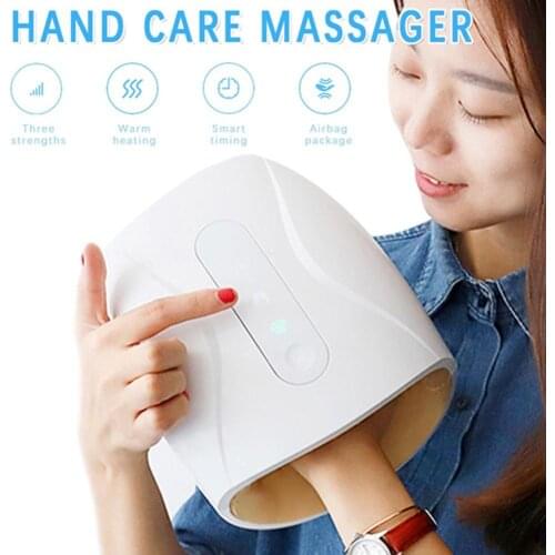 Smart Air Compression Electric Hand Heated Massage Device Spa Finger Relaxation Gift For Wife Housewives Relax Palm Relief Pain