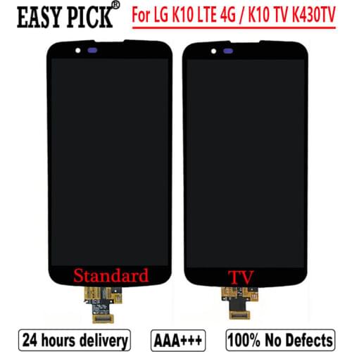 For LG K10 TV K430TV LCD Display Touch Screen Digitizer Assembly For LG K10 Lite K430 K430Y K430H K410 K430DV K420N F670S/L/K