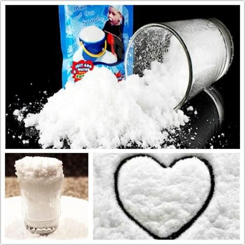 1pcs White Handmade Christmas Snow Modelling Clay Slime Super Light Clay with Tools Air Drying Light Plasticine Handmade