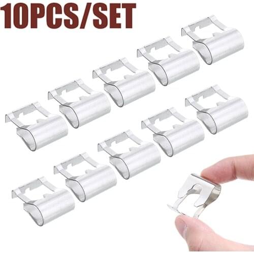 10pcs/set Metal Car Windshield Windscreen Wiper Linkage Repair Clips for Auto Spring Repair Clamp Accessories