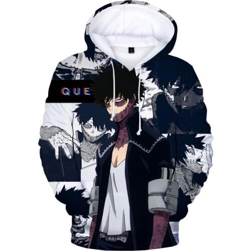 2021 My Hero Academia Dabi 3D Hoodies Men/Women Fashion Casual Pullover Anime Print Streetwear Hooded Sweatshirts Clothes