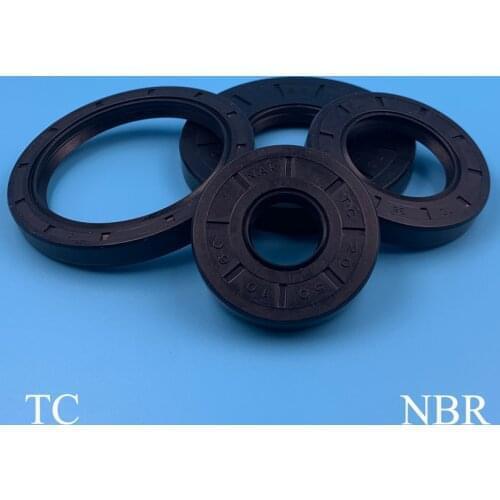 35*55*7/8/10/11/12 35x55x7/8/10/11/12 Black Nitrile Rubber NBR Double Lip Spring TC Ring Gasket Radial Shaft Skeleton Oil Seal