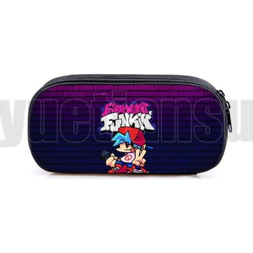 3D Cartoon Game Friday Night Funkin Cosmetic Cases Anime Fnf Pencil Case Stationery Makeup Bag Zipper Beauty Case Storage Box