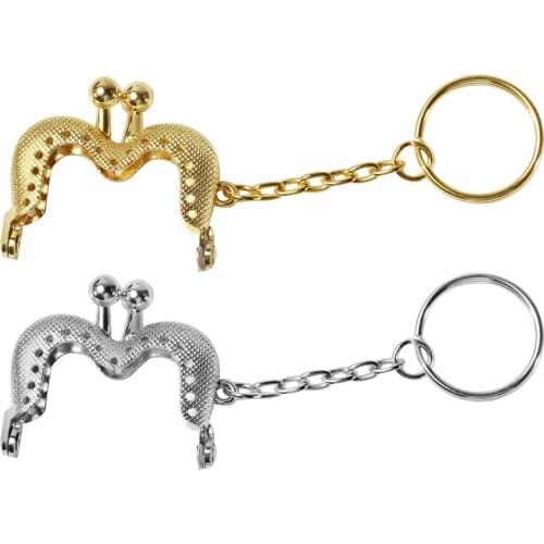 5CM Mini Antique Bronze M Shape Metal Purse Frame Handle for Bag Sewing Kiss Clasp Accessories Wholesale Diy Craft Supplies