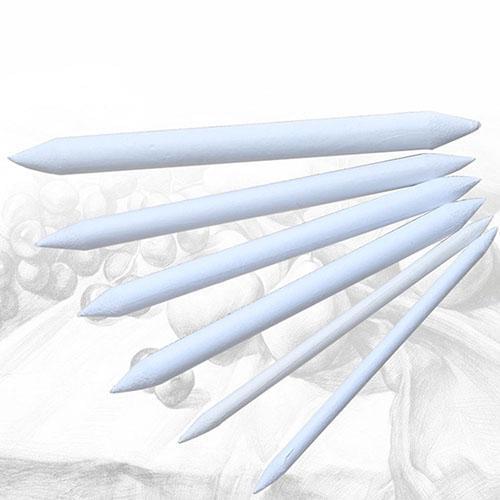 6Pcs Durable Art Drawing Tool Stump Sketch Pastel Blending Smudge Tortillon