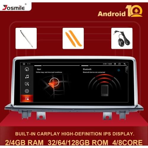 IPS Android 10 Car Radio Multimedia for BMW X1 F48 2016 2017 2018 NBT System GPS Navigation Glonass NODVD Head Unit Stereo Audio