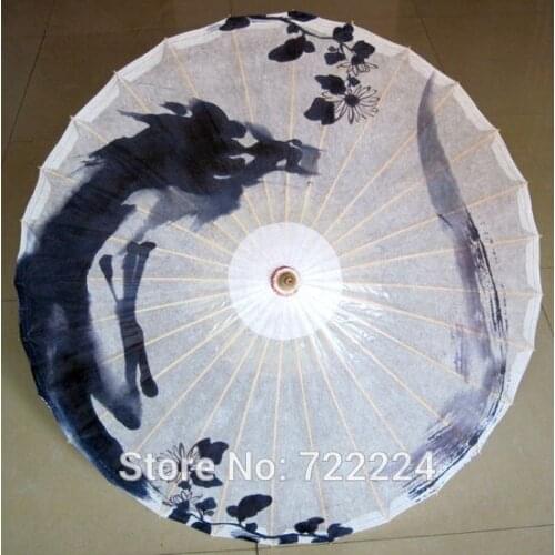 Free shipping Dia 50cm chinese religious totem ink painting dragon handmade waterproof parasol decoritive oiled paper umbrella