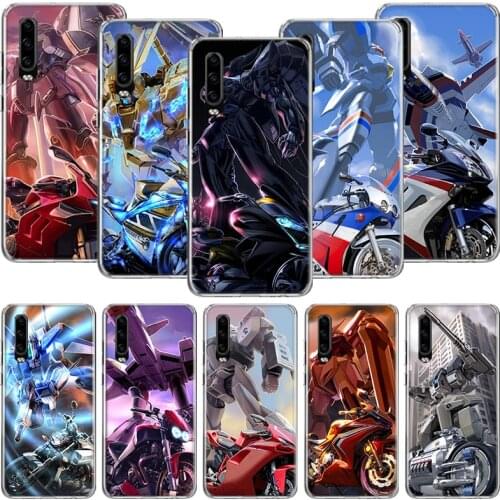 Mecha Motorcycle Manly Dream Phone Case For Huawei P30 P40 P20 P10 Mate 20 10 30 Lite Pro P Smart Z Plus Printing Cover Coque Sh