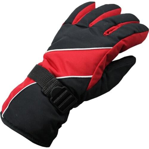 CKAHSBI Ski Snowmobile Gloves Waterproof Snow Motorcycle Mittens Windproof Warm Antiskid Wear Resistant Riding Mountain