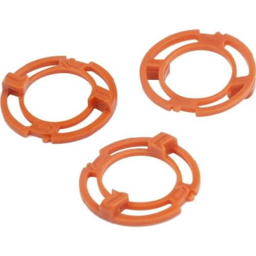 3pcs Lock-Ring Retaining-Plate Holder for Philips Shaving Heads SH70/ 90 Colour Orange Shaver Series S7000 S9000 S9321 S9300