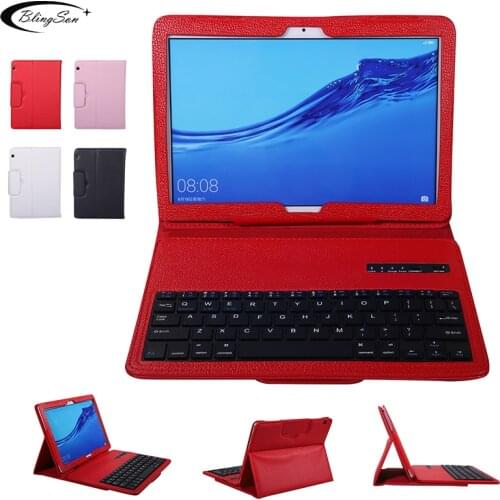 Keyboard Leather Case For Huawei MediaPad T5 10 Keyboard Case 10.1 inch AGS2-W09 AGS2-L09 AGS2-L03 Slim Bluetooth Cover Funda
