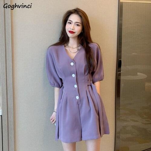 Women Rompers Solid Button Wide Leg Elegant Soft Leisure Ulzzang Trendy Designer All-match Daily Ins Chic Female Summer Hot Sale