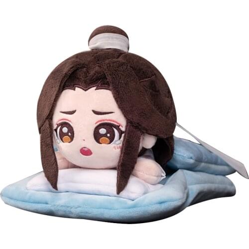 Xie Lian Anime Tian Guan Ci Fu Short Plush Doll Pillow Cute Cosplay Toys Sofa Cushion Gifts Prop Hallowen Party