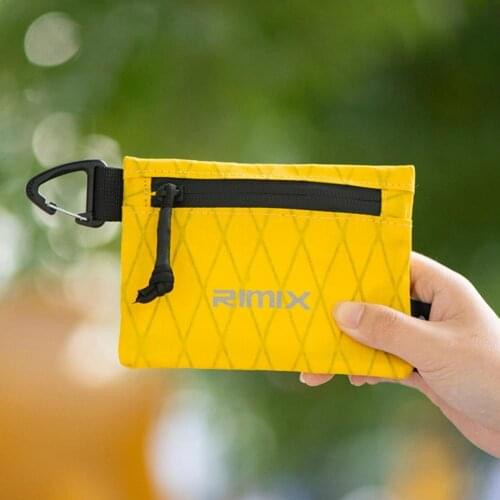 RIMIX Unisex Coin Purse Waterproof Portable Short Wallet for Outdoor Holder Money Change Pouch Zipper Women Men com frete grati