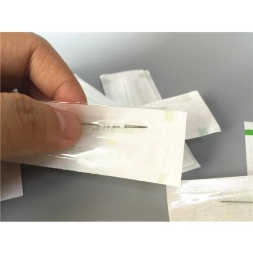 50PCS 5pin Round Traditional Needles Permanent Makeup Eyebrow Microblading For Tattoo Manual Machine