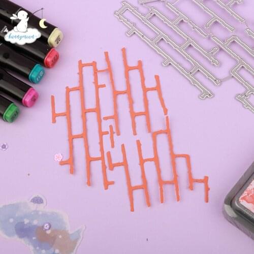 Bunnymoon Fence Metal Cutting Dies Stencils for DIY Scrapbooking/photo Album stamps Decorative Embossing DIY Paper Card