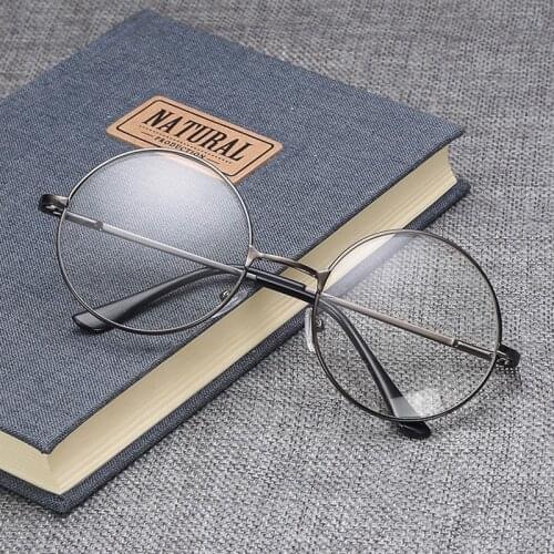 Retro Vintage Metal Round Frame Myopia Glasses With Diopter -1.0 -1.5 -2.0 -2.5 -3.0 -3.5 -4 Nearsighted Glasses Optical Frames