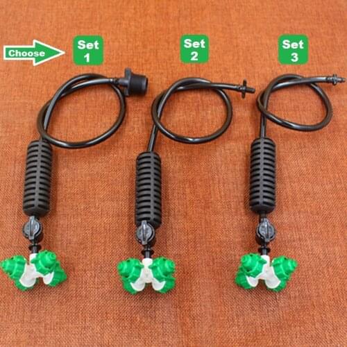 5set/Lot Cross Atomizing Nozzle Hanging Type Sprinkler Cross Nozzle Suit Greenhouse Irrigation Atomized Spray Irrigation Suits