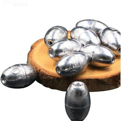 Lead Tuo Fishing Pendant Olive Shape Tongxin Fishing Lead Pendant Zhongtong Fishing Lead Pendant