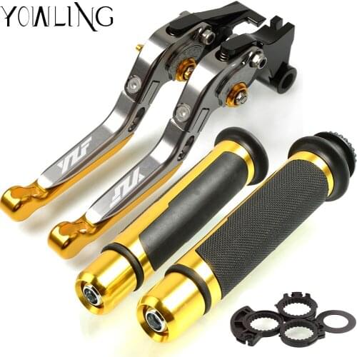 For YAMAHA YZFR1 YZF-R1 YZF R1/R1M/R1S 2015 2016 Motorcycle Adjustable Folding Brake Clutch Levers and Handlebar Grip Hand Grips