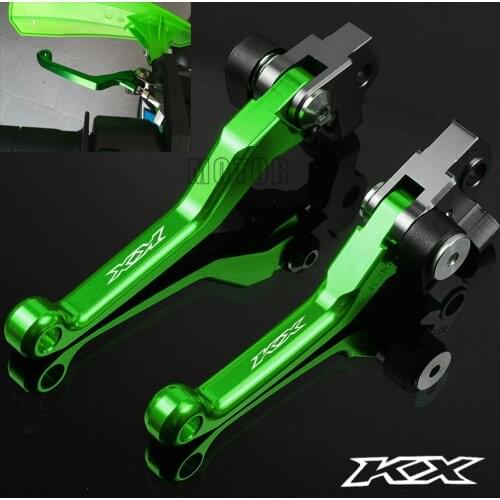 For Kawasaki KX65/KX85/KX125/KX250/KX250F/KX450F CNC Motorcycle Dirt Pit Bike Pivot Brake Clutch Levers KX 65 85 125 250 450 F