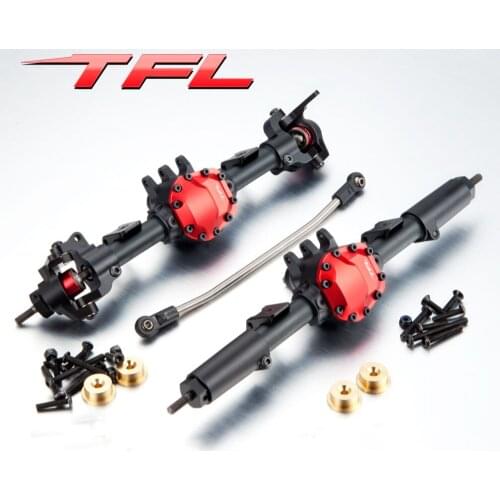 TFL RC Car accessories 1/10 SCX10 II JEEP Rock Crawler Alloy Rear Axle Assembly Bearing Gear TH01952-SMT6