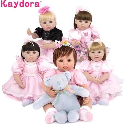 Kaydora Adorable Princess Doll 50cm bonecas princesas Handmade boneca bebe reborn Lifelike Doll Reborn lol Kids Playmate Toys
