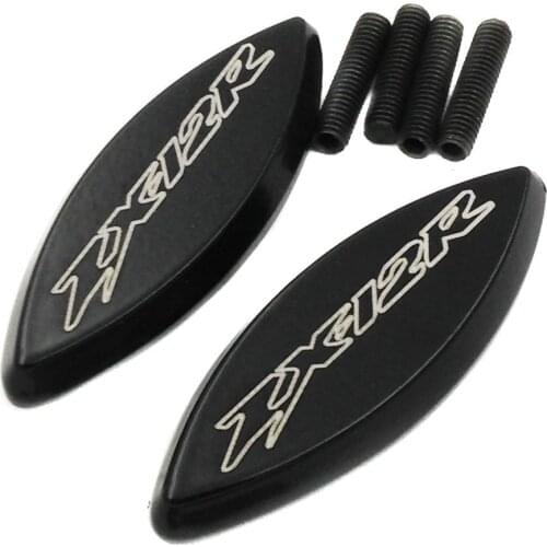 Motorcycle Mirror Block Off Base Plates For Kawasaki Ninja ZX-12R ZX 12R ZX12R 2000-2006 2005 2004 2003 2002 2001 Black